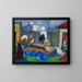 Las lavanderas - Marianne von Werefkin — cuadro enmarcado en la pared
