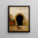 À la porte du sérail - Mariano Fortuny Marsal — framed artwork on a wall