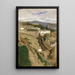 Landscape of Granada - Mariano Fortuny Marsal — framed artwork on a wall