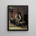 Retrato del pintor Joaquim Agrassot - Mariano Fortuny Marsal — cuadro enmarcado en la pared