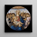 María con el Niño y ángeles cantantes - Sandro Botticelli — presentación mural de la obra