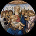 María con el Niño y ángeles cantantes - Sandro Botticelli — presentado en un interior