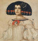 Marie, la hija del artista, con vestido de Velázquez - Franz von Stuck — vista de la obra