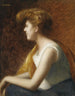 Retrato de perfil de una joven mujer - Marie-Augustin Zwiller — vista de la obra