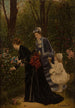 En el jardín - Marie-François Firmin-Girard — vista de la obra