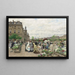 El Muelle de las Flores - Marie-François Firmin-Girard — cuadro enmarcado en la pared