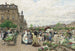 El Muelle de las Flores - Marie-François Firmin-Girard — vista de la obra