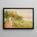 Autumn Walk - Marie-François Firmin-Girard — framed artwork on a wall