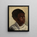 Retrato de un joven africano - Marie-Gabriel Biessy — cuadro enmarcado en la pared