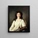 Portrait painting of Adélaïde Binart, wife of Lenoir, 1769-1832, painter - Marie-Geneviève Bouliard — framed artwork on a wall