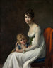Madame Philippe Panon Desbassayns de Richemont Jeanne Églé Mourgue y su hijo Eugène - Marie-Guillemine Benoist — vista de la obra