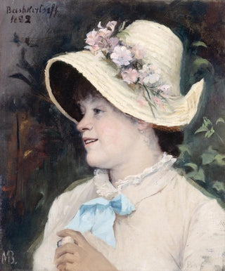 Marie Bashkirtseff - La Parisienne portrait dIrma modle lAcadmie Julian.webp