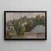 Vista de Sèvres - Marie Bracquemond — cuadro enmarcado en la pared
