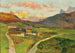 Noche en el valle de Sexten - Marie Egner — vista de la obra