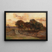 Landscape Piece Painting - Marie Egner — framed artwork on a wall
