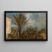 Palmiers à Corfou - Marie Egner — framed artwork on a wall