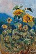 Estudio de girasoles - Marie Egner — vista de la obra