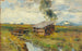 Summer in the Salzburg Marshes with a View of the Fortress - Marie Egner — artwork view