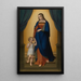 Mary holding the child's hand - Marie Ellenrieder — framed artwork on a wall