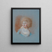 Retrato de Madame Schröder - Marie Jeanne Clemens — cuadro enmarcado en la pared