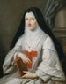 Madame de Montpeyroux abadesa de Port-Royal de París 14o distrito - Marie Parrocel — vista de la obra