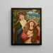 L'enfance de sainte Cécile - Marie Spartali Stillman — cuadro enmarcado en la pared