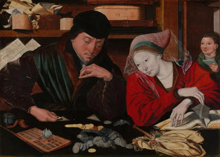 Marinus Van Reymerswale - The Banker and his Wife.webp