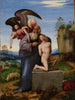 El sacrificio de Isaac - Mariotto Albertinelli — vista de la obra