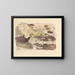Figures sur un escalier de temple - Marius Bauer — framed artwork on a wall