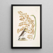 Gramen Myloicophoron Oxyphyllon Carolinianum L'avoine de bord de mer Alauda gutture flavo L'alouette - Mark Catesby — cuadro enmarcado en la pared