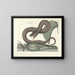 imágenes de peces, serpientes, insectos y otros animales así como de algunas plantas Pl045 - Mark Catesby — cuadro enmarcado en la pared
