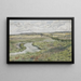 Landscape Painting with Stream - Mark Fisher — framed artwork on a wall