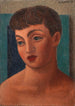 Cabeza de joven - Mark Gertler — vista de la obra