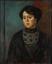 Retrato de la artista Hermana Sophie - Mark Gertler — vista de la obra