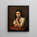 Retrato de May Berlinsky - Mark Gertler — cuadro enmarcado en la pared