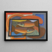 Estudio para Peces en un acuario - Mark Gertler — cuadro enmarcado en la pared