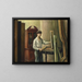 L'artiste dans son atelier - Mark Gertler — cuadro enmarcado en la pared
