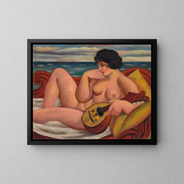 La Sonate - Mark Gertler — framed artwork on a wall