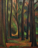 Árboles en Garsington - Mark Gertler — vista de la obra