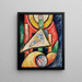 Abstraction - Marsden Hartley — framed artwork on a wall