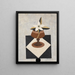 Piece of Flowers - Marsden Hartley — framed artwork on a wall