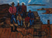 Pescadores de langostas - Marsden Hartley — vista de la obra