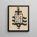 Military Symbols Painting 3 - Marsden Hartley — framed artwork on a wall