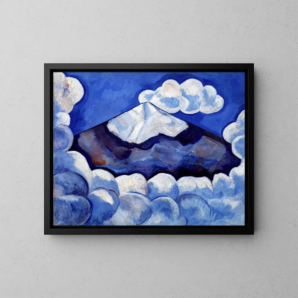 Popocatépetl, matin spirituel, Mexique - Marsden Hartley — framed artwork on a wall