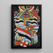 Portrait of a German officer - Marsden Hartley — framed artwork on a wall