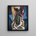 Rubber Plant Painting - Marsden Hartley — framed artwork on a wall