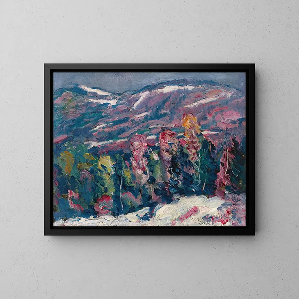 Canción de invierno - Marsden Hartley — cuadro enmarcado en la pared