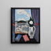 Ventana sobre el mar en verano - Marsden Hartley — cuadro enmarcado en la pared