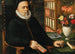 un retrato de un erudito, probablemente Carolus Clusius (Charles de L'Escluse), Arras 1526-1609, Leiden - Marten Van Valckenborch — vista de la obra