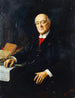 Portrait painting of Charles Read 1819-1898 writer and historian - Marthe Boyer-Breton — artwork view